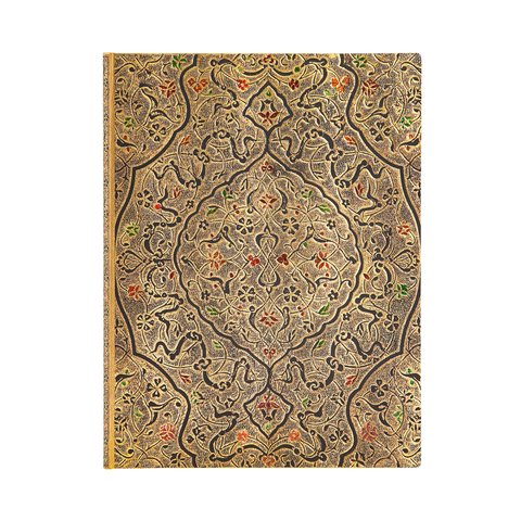 Zahra, Arabic Artistry, Hardcover Journal, Ultra, Unlined, Elastic Band Closure, 144 Pg, 120 GSM