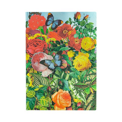 Butterfly Garden, Nature Montages, Softcover Flexi, Midi, Lined, 176 Pg, 100 GSM