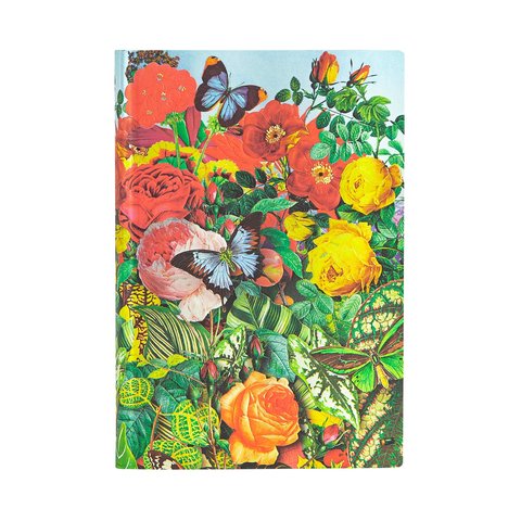 Butterfly Garden, Nature Montages, Softcover Flexi, Mini, Lined, 208 Pg, 80 GSM
