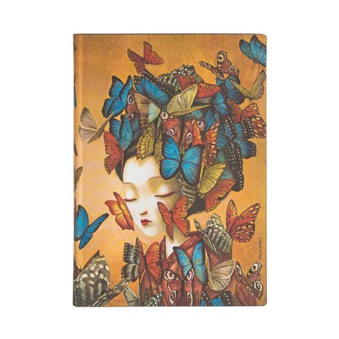 Madame Butterfly, Esprit de Lacombe, Softcover Flexi, Midi, Lined, 176 Pg, 100 GSM
