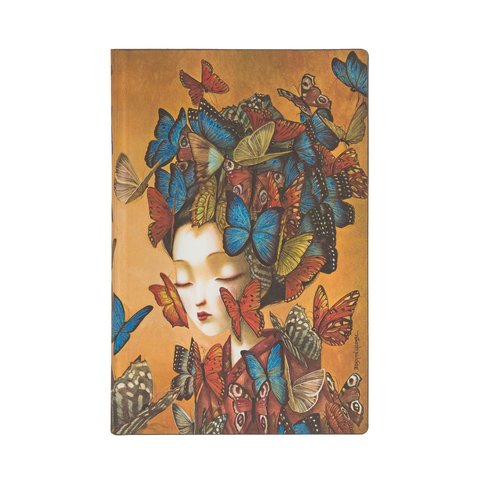 Madame Butterfly, Esprit de Lacombe, Softcover Flexi, Mini, Lined, 208 Pg, 80 GSM