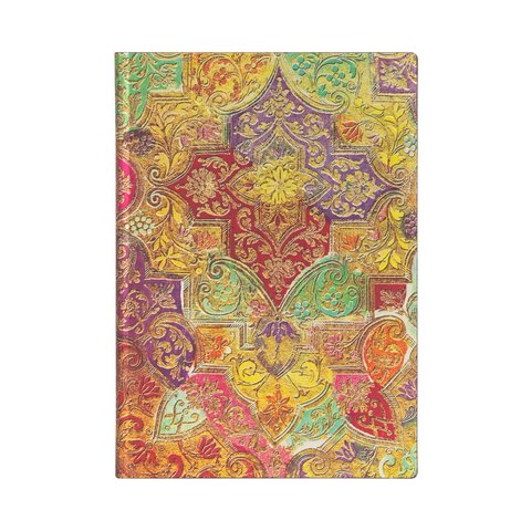 Bavarian Wild Flower Midi Lined Softcover Journal, 176pg, 100GSM by Paperblanks (Brocaded Paper)