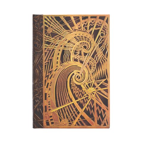 The Chanin Spiral, New York Deco, Hardcover, Mini, Lined, Elastic Band Closure, 176 Pg, 85 GSM
