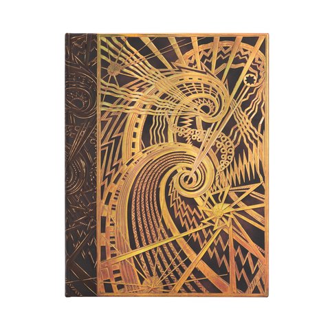 The Chanin Spiral, New York Deco, Hardcover, Ultra, Lined, Elastic Band Closure, 144 Pg, 120 GSM