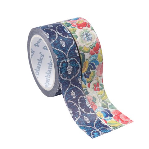 Blue Velvet/Pear Garden Washi Tape by Paperblanks (Washi Tape Mixed Pack)