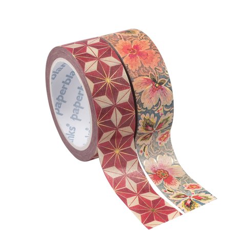 Hishi/Filigree Floral Ivory Washi Tape by Paperblanks (Washi Tape Mixed Pack)