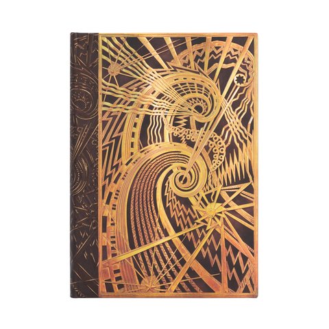 The Chanin Spiral, New York Deco, Hardcover, Midi, Unlined, Elastic Band Closure, 144 Pg, 120 GSM