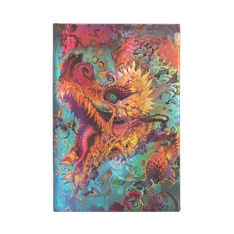Humming Dragon, Android Jones Collection, Hardcover, Mini, Lined, Elastic Band Closure, 176 Pg, 85 GSM