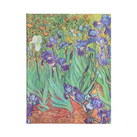 Van Gogh's Irises, Hardcover, Ultra, Lined, Elastic Band Closure, 144 Pg, 120 GSM