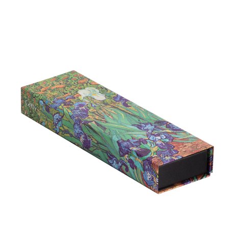 Van Gogh's Irises, Pencil Case, Wrap Closure