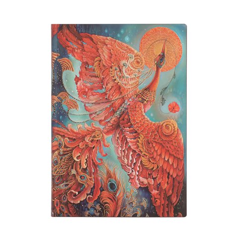 Firebird, Birds of Happiness, Softcover Flexi, Midi, Unlined, 176 Pg, 100 GSM