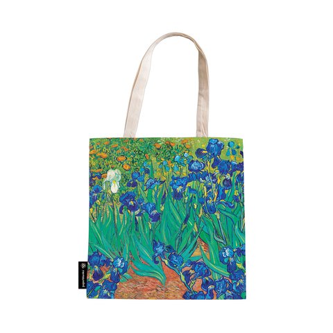 Van Gogh's Irises, Canvas Bag