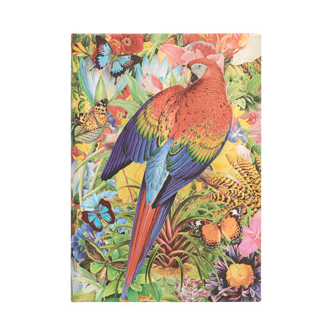 Tropical Garden Midi Lined Hardcover Journal, 144pg, 120GSM by Paperblanks (Nature Montages)