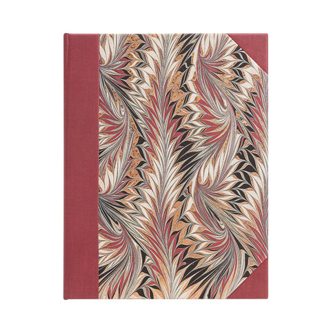 Rubedo Ultra Unlined Hardcover Journal, 144pg, 120GSM by Paperblanks (Cockerell Marbled Paper)