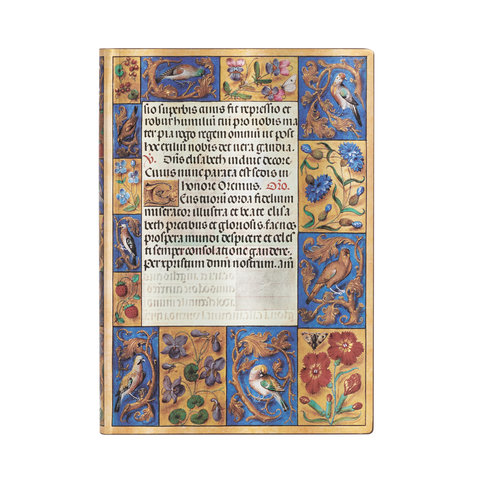 Spinola Hours, Ancient Illumination, Softcover Flexi, Midi, Unlined, Elastic Band Closure, 176 Pg, 100 GSM