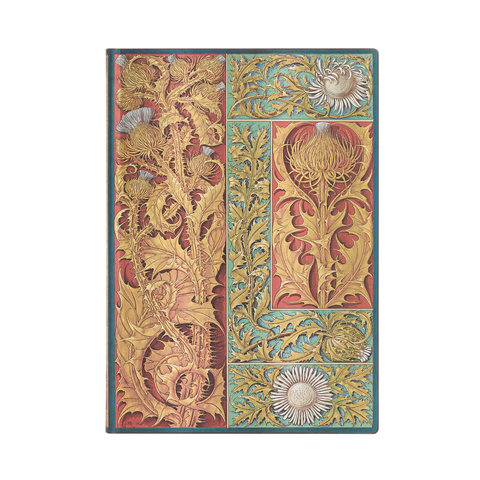 Wild Thistle, Vox Botanica, Softcover Flexi, Midi, Unlined, Elastic Band Closure, 176 Pg, 100 GSM