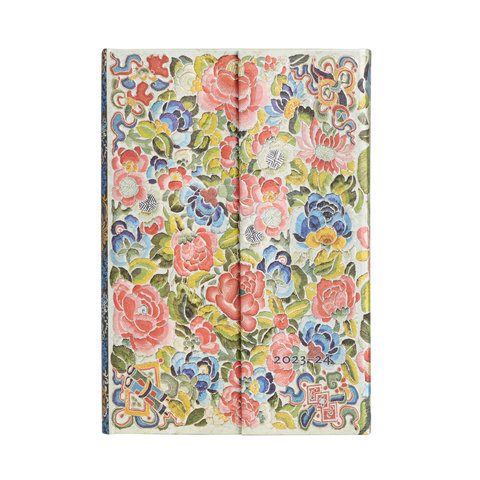 2024 Pear Garden, Peking Opera Embroidery, 18-Month, Mini, Horiztonal, Wrap Closure, 208 Pg, 80 GSM