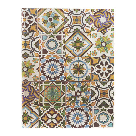 Porto, Portuguese Tiles, Hardcover Journal, Ultra, Unlined, Elastic Band Closure, 144 Pg, 120 GSM