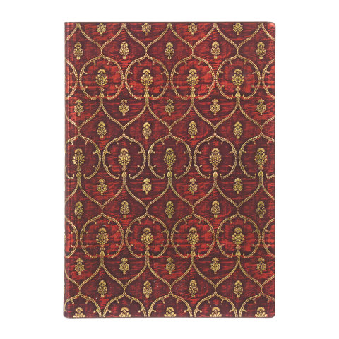 Red Velvet, Softcover Flexi, Midi, Unlined, Elastic Band Closure, 176 Pg, 100 GSM