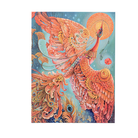 Firebird, Birds of Happiness, Hardcover Journals, Ultra, Lined, Elastic Band, 144 Pg, 120 GSM