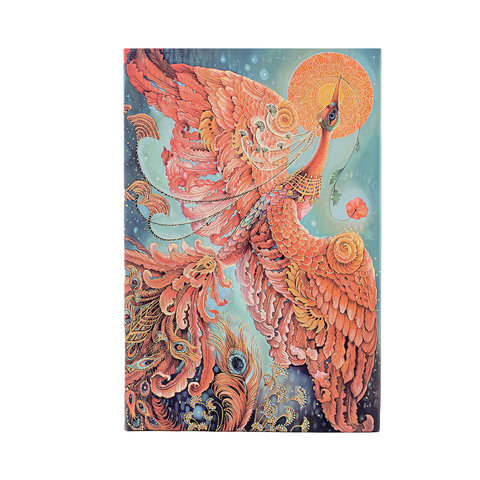 Firebird, Birds of Happiness, Hardcover Journals, Mini, Lined, Elastic Band, 176 Pg, 85 GSM