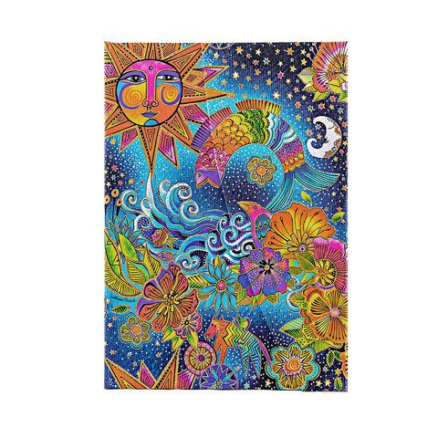 Celestial Magic, Whimsical Creations, Hardcover Journals, Midi, Lined, Wrap, 144 Pg, 120 GSM