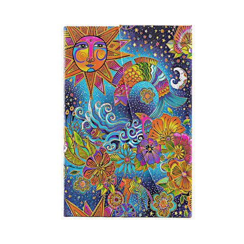 Celestial Magic, Whimsical Creations, Hardcover Journals, Mini, Lined, Wrap, 176 Pg, 85 GSM