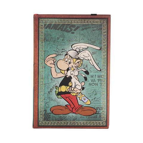 Asterix the Gaul, The Adventures of Asterix, Hardcover Journals, Mini, Lined, Elastic Band, 176 Pg, 85 GSM