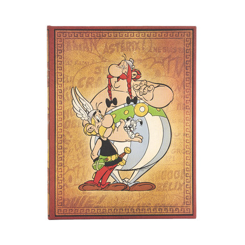 Asterix & Obelix, The Adventures of Asterix, Hardcover Journals, Ultra, Unlined, Elastic Band, 144 Pg, 120 GSM