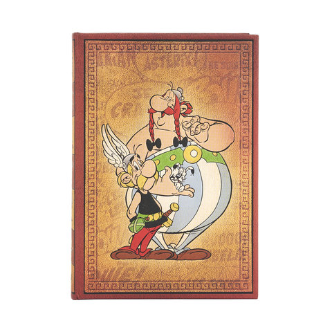 Asterix & Obelix, The Adventures of Asterix, Hardcover Journals, Midi, Lined, Elastic Band, 144 Pg, 120 GSM