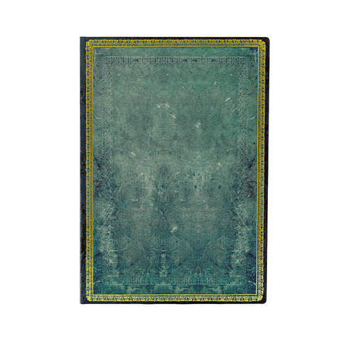 Pacific Blue Midi Lined Softcover Journal, 176pg, 100GSM by Paperblanks (Old Leather Collection)