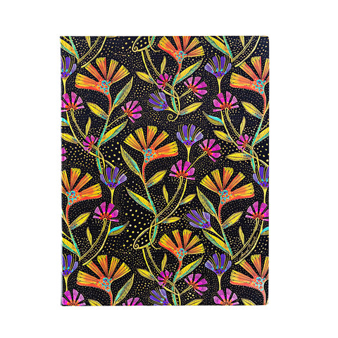 Wild Flowers, Playful Creations, Softcover Flexis, Ultra, Lined, Elastic Band, 176 Pg, 100 GSM