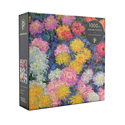Monet's Chrysanthemums. Jigsaw Puzzles, Puzzle, 1000 piece