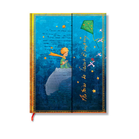 Saint-Exupéry, The Little Prince, Embellished Manuscripts Collection, Hardcover Journals, Ultra, Unlined, Wrap, 144 Pg, 120 GSM