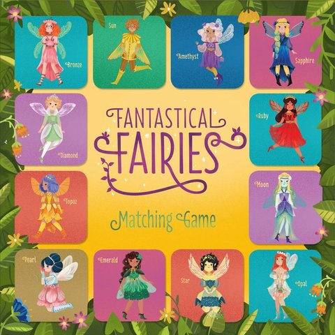 Fantastical Fairies Matching Game (Matching Board Game, Fairy Game, Princess Matching Game, Memory Games for Children, Board Games for Children)