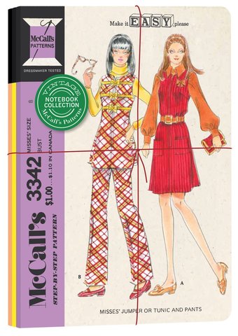 Vintage McCall's Patterns Notebook Collection (Sewing Journal, Vintage Sewing Patterns, Gifts for Mom)