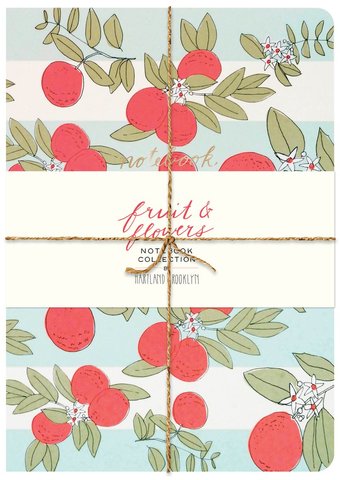 Fruit & Flowers Notebook Collection