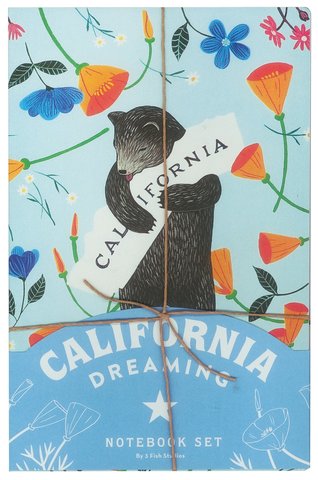 California Dreaming Notebook Set (California Gifts, Notebook Collection, Journal Set)