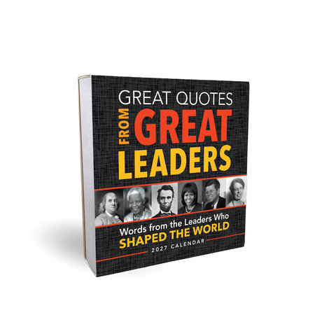 2027 Great Quotes From Great Leaders Boxed Calendar