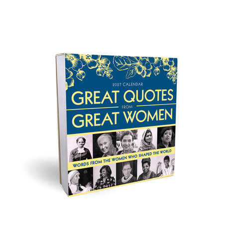2027 Great Quotes From Great Women Boxed Calendar