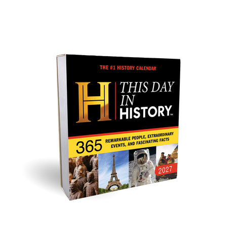 2027 This Day in History Boxed Calendar