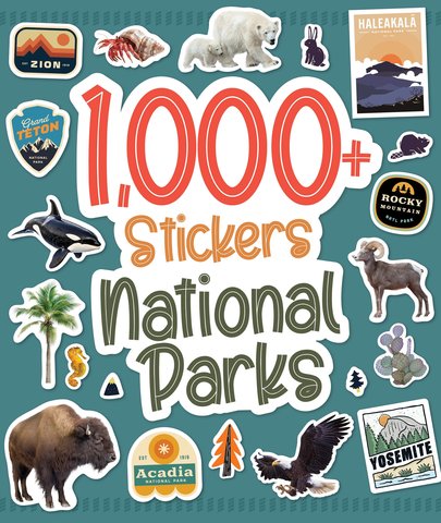 1,000 Stickers: National Parks