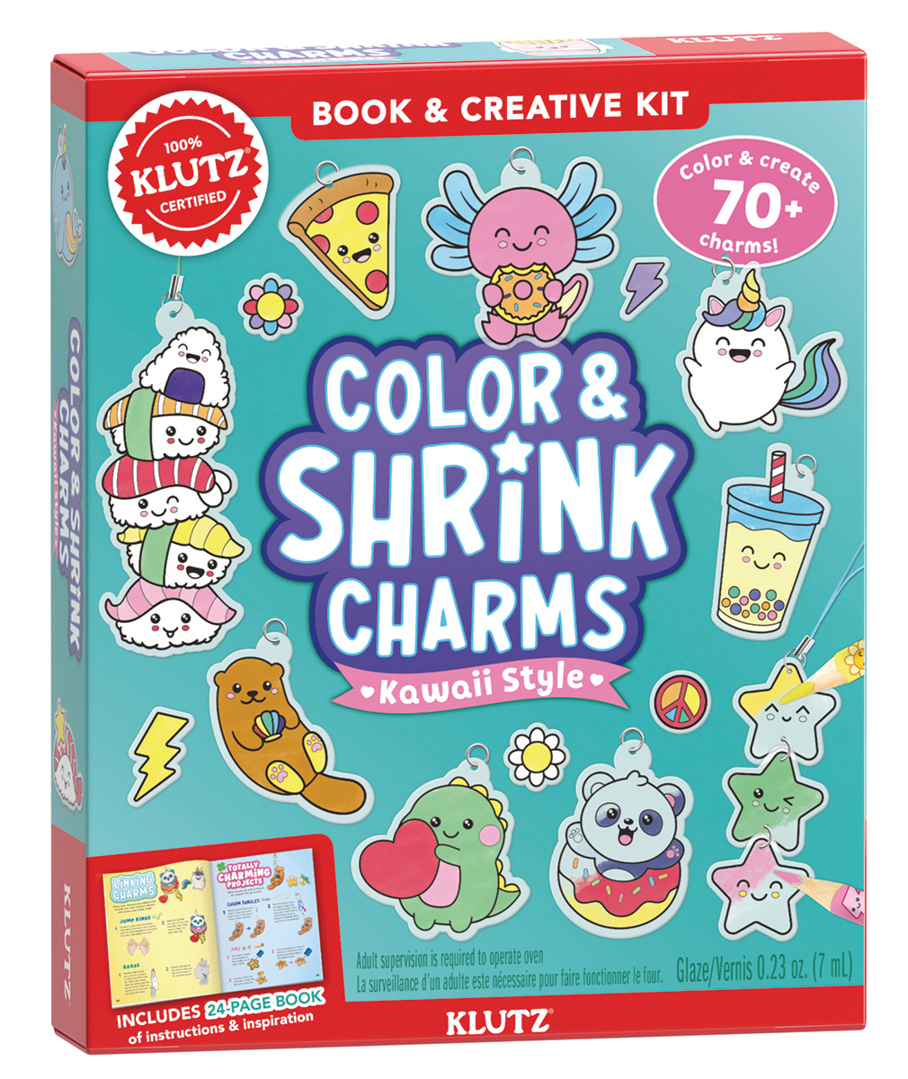 Color & Shrink Charms: Kawaii Style