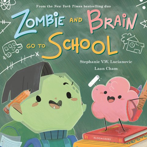 Zombie and Brain Go to School