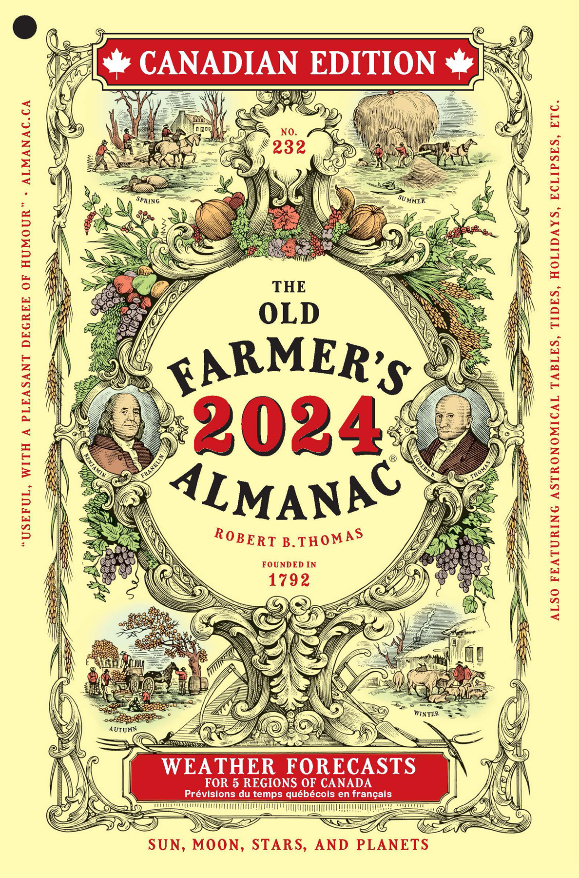 Old Farmer's Almanac 2024 Canadian Edition, The