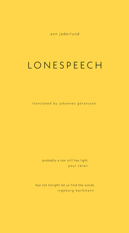 Lonespeech