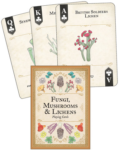 Fungi, Mushrooms & Lichens Playing Cards