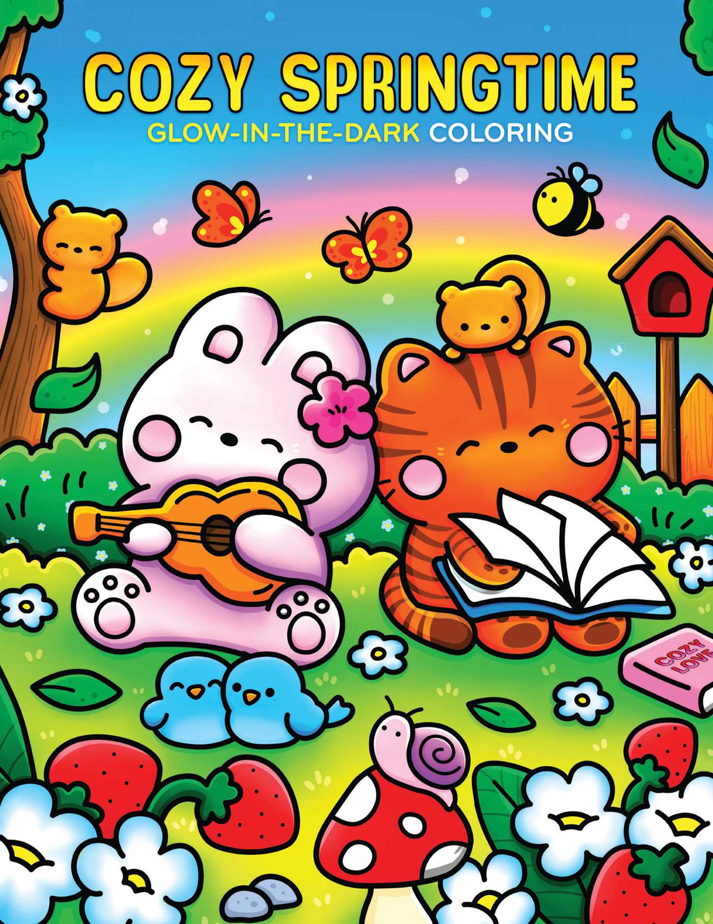 Cozy Springtime Glow-in-the-Dark Coloring