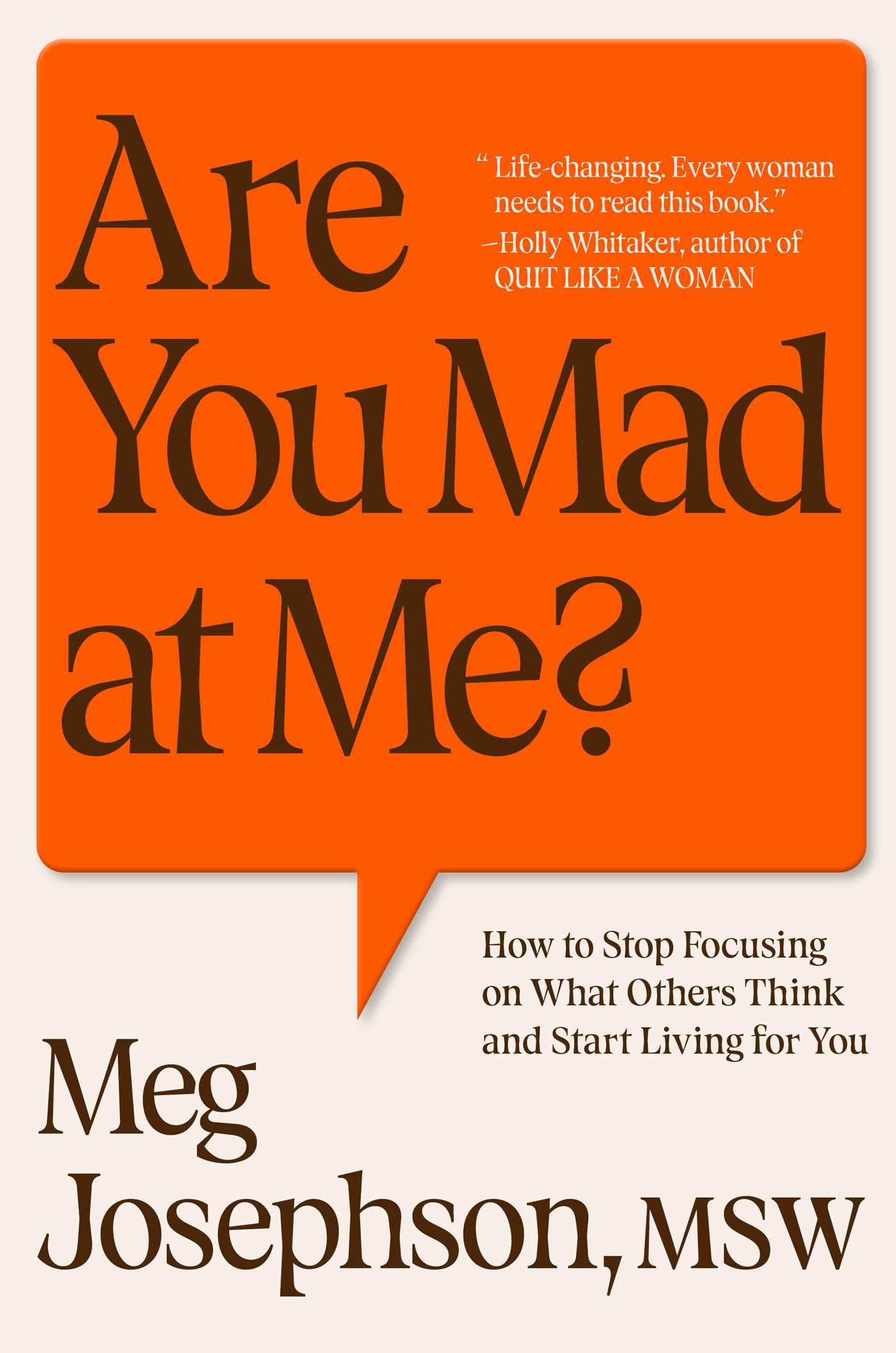 Are You Mad at Me?