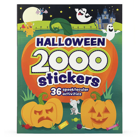 2000 Stickers Super Scary Activity Book